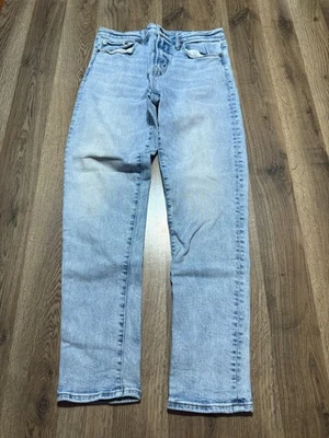 Jeans American Eagle, para hombre talla 30x34, azul, denim, pierna recta, tiro alto Foto 1 de 4