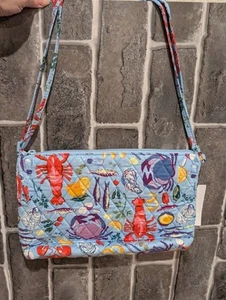 Vera Bradley Large Hipster 🦞 SEAFOOD BOIL Purse Crossbody Shoulder Bag New V450 - Picture 1 of 3