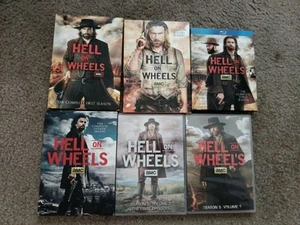 HELL ON WHEELS- Seasons 1-5- DVD (Season 3 - BLURAY) COMPLETE - Picture 1 of 2