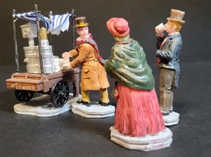 Lemax Christmas Village Town Coffee Stall 22560 Verkäufer Verkäuferwagen Kiosk LESEN - Bild 1 von 10