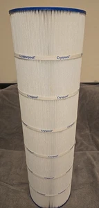 Cryspool Pool Filter Cartridge Appx: Outer Dimension 9" Length 32 7/8 Top Hole 4 - Picture 1 of 3