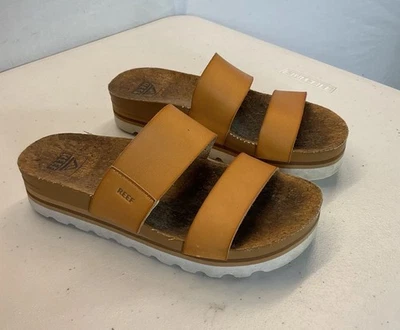 Женские босоножки Reef Cushion Vista на высокой платформе размер 7 коричневые повседневный комфорт - Изображение 1 из 4