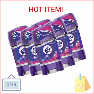 Lady Speed Stick Invisible Dry Power Antiperspirant Deodorant Gel for Women, Fre - Image 1 of 2