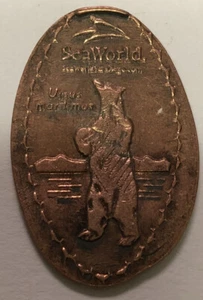 Sea World Pressed Penny Elongated Souvenir Bear PP4 - Picture 1 of 1