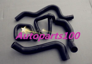 Black hose Falcon BA BF XR6 Turbo for Ford silicone radiator heater - Picture 1 of 7