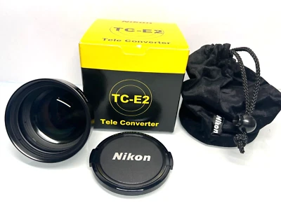 TELECONVERTIDOR Lente Nikon TC-E2 2x Para usar con Modelos Coolpix Foto 1 de 2