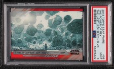 2018 Star Wars: The Last Jedi Series II Silver 3/25 Rey Power of PSA 9 MINT w3d