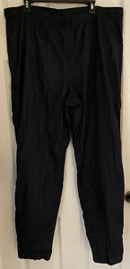 Columbia Pants Mens XL Packable Omni Tech Waterproof Black Wind Rain Hike Camp - Picture 1 of 11