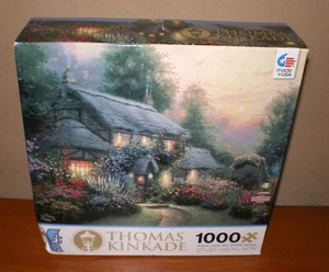CEACO 2013 Thomas Kinkade JULIANNES COTTAGE 1000pc Jigsaw Puzzle 27"x20" SEALED - Picture 1 of 7