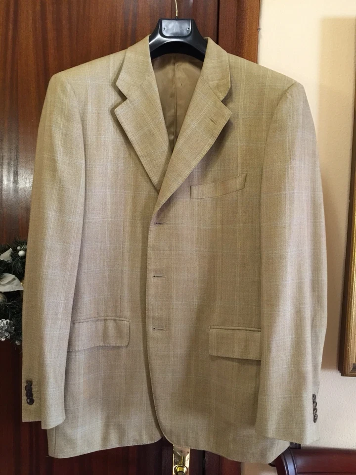 HUGO BOSS Chaqueta T 48 U.K. 38 Lana Y Seda - Imagen 1 de 4