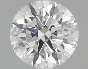 ROUND Shape D Color VVS2 Clarity 1.55 Carat CVD Lab Grown Diamond IGI Certified - Picture 1 of 8