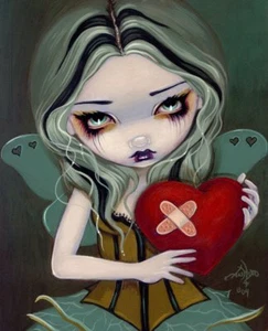 Mending a Broken Heart by Jasmine Becket-Griffith Art Print Gothic Heart Poster - Picture 1 of 1