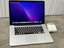 Apple MacBook Pro 15 (2015) i7- Quad-Core 16GB 2.2GHz 500GBSSD Monterey 2021.