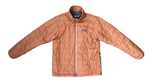 PATAGONIA GIRLS LIghtweight Jacket Prima Loft XL kids 14 Rust / Burnt Orange - Picture 1 of 14