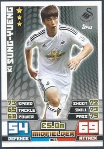 TOPPS MATCH ATTAX 2014-15- #303-SWANSEA CITY-KI SUNG-YUENG - Imagen 1 de 1