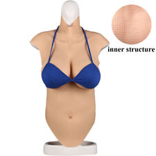 IMI 7th Plus Size Silikonbrüste Crossdresser Torse Brustprothesen Half Bodysuit 