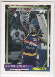 M) 1992-93 Topps Basketball Trading Card - Dikembe Mutombo #281 - Picture 1 of 2