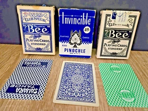 Bee No. 92 CLUB SPECIAL PLAYING CARDS, INVINCIBLE PINOCHLE, BILLS CASINO TAHOE - Imagen 1 de 3