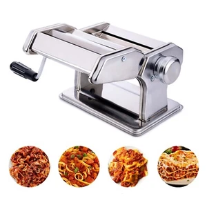 Pasta Maker Machine Kitchen Tool Spaghetti Roller Lasagne Ravioli Noodle Cutter - Picture 1 of 9