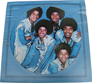 Michael Jackson THE JACKSONS Disque 33t 12" LP Blue PICTURE DISC USA PROMO 1976 - Imagen 1 de 4