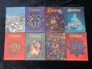 8 VTG All American Annual of Christmas Literature and Art Book Lot - Picture 1 of 4