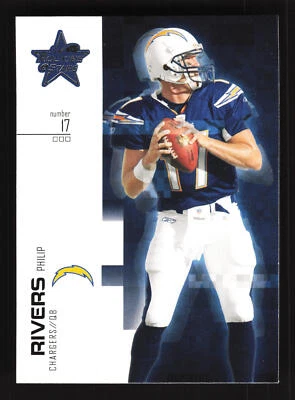 2007 Leaf Rookies & Stars #98 Philip Rivers - San Diego Chargers - Image 1 of 2