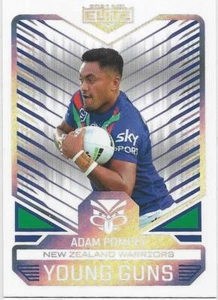 2021 Nrl Elite Young Guns (YG 30 / 36) Adam POMPEY Warriors - Imagen 1 de 1