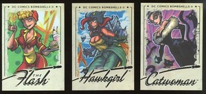 2018 Cryptozoic DC Comics Bombshells 2 II Rainbow Foil Base #31 Hawkgirl