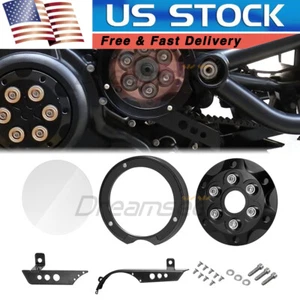 Front Drive Pulley Engine Upper Cover for Harley Sportster S RH1250 1250 2021 22 - Foto 1 di 11