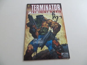 1991 TERMINATOR THE ENEMY WITHIN #2 SIGNED 2X SIMON BISLEY & VINCE GIARRANO, COA - Picture 1 of 4