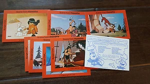 Juego de 8 tarjetas coleccionables Burger Chef Family Classics 1972 Hiawatha - Imagen 1 de 1