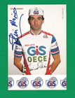 CYCLISME carte cycliste POLINI MARINO &#233;quipe GIS GELATI OECE 1986 Sign&#233;e