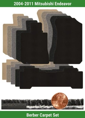 Conjunto de tapete berbere personalizado para 2004-2011 Mitsubishi Endeavor (3 peças) #10B1 - Imagem 1 de 4