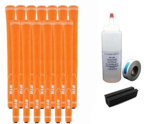 13 neue Diamond Tour Golf NEON Orange Standard Golfgriffe - kostenloses Griffset - Bild 1 von 1