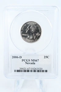 2006-D PCGS MS67 Nevada State Quarter Business Strike 25C - Picture 1 of 2