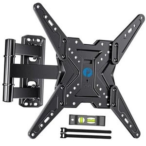 Full Motion TV Wall Mount for Most 26-60 inch TVs with Swivel, Tilt, - Picture 1 of 7