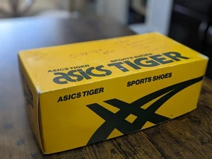 Rare Vintage ASICS TIGER Shoe BOX ONLY Men's Size 11.5 EMPTY - Picture 1 of 12