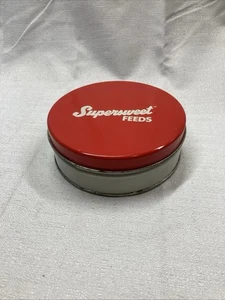 Contenedor de publicidad de tienda Supersweet Feeds granja de hojalata agricultura - Imagen 1 de 4