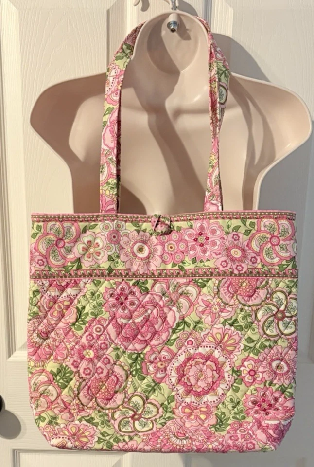 Vera Bradley средний сумка с короткими ручками наплечная сумка сумочка лепесток розовый узор - Изображение 1 из 1
