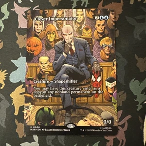 Clever Impersonator 0008 Borderless Spider-Man MTG Marvel Universe Eternal - Legal - Bild 1 von 2