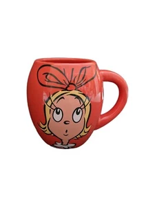 Dr. Seuss Cindy-Lou Who 5” RARE orange Vandor Mug - Picture 1 of 6