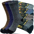 3-12 Pairs Mens Winter Thermal Heavy Duty Cotton Knitted Work Boots Socks 9-13
