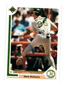 1991 Upper Deck #174 Mark McGwire - Picture 1 of 2