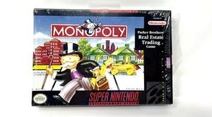 Monopoly CIB In Plastic With Hang Tag Super Nintendo SNES FREE Shipping - Picture 1 of 8