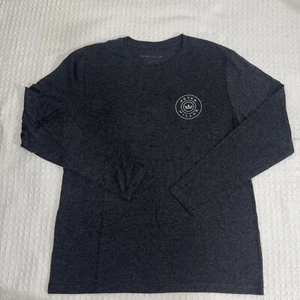 Peter Millar graues Langarmshirt Logo Large Raleigh NC Skyline 2001 Large L - Bild 1 von 4