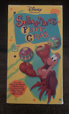 Disney's Sebastian's Party Gras VHS Tape, Kids Song & Dance, Disney 