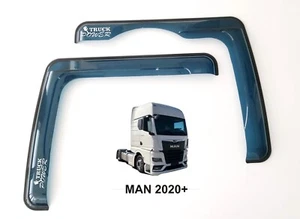 Set Left Hand Drive SIDE WINDOW DEFLECTORS fits MAN TGX TGS TG3 2020+ - Picture 1 of 3