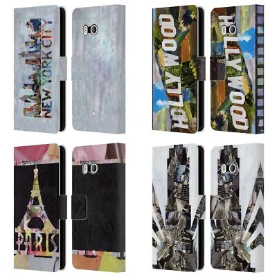 OFFICIAL ARTPOPTART TRAVEL LEATHER BOOK WALLET CASE FOR HTC PHONES 1 - Image 1 of 4