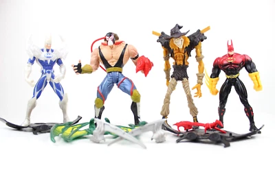 Lote Kenner Legends of the Dark Knight 1996 Bane Batman Espantapájaros Accesorios Foto 1 de 4
