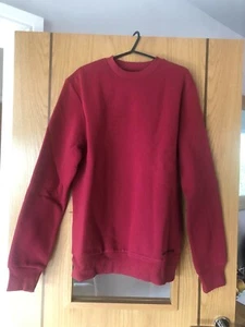 River Island Mens burgundy jumper. Uk Size Small - Picture 1 of 4